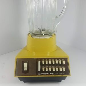 60s Vintage Waring Harvest Gold Blender Works